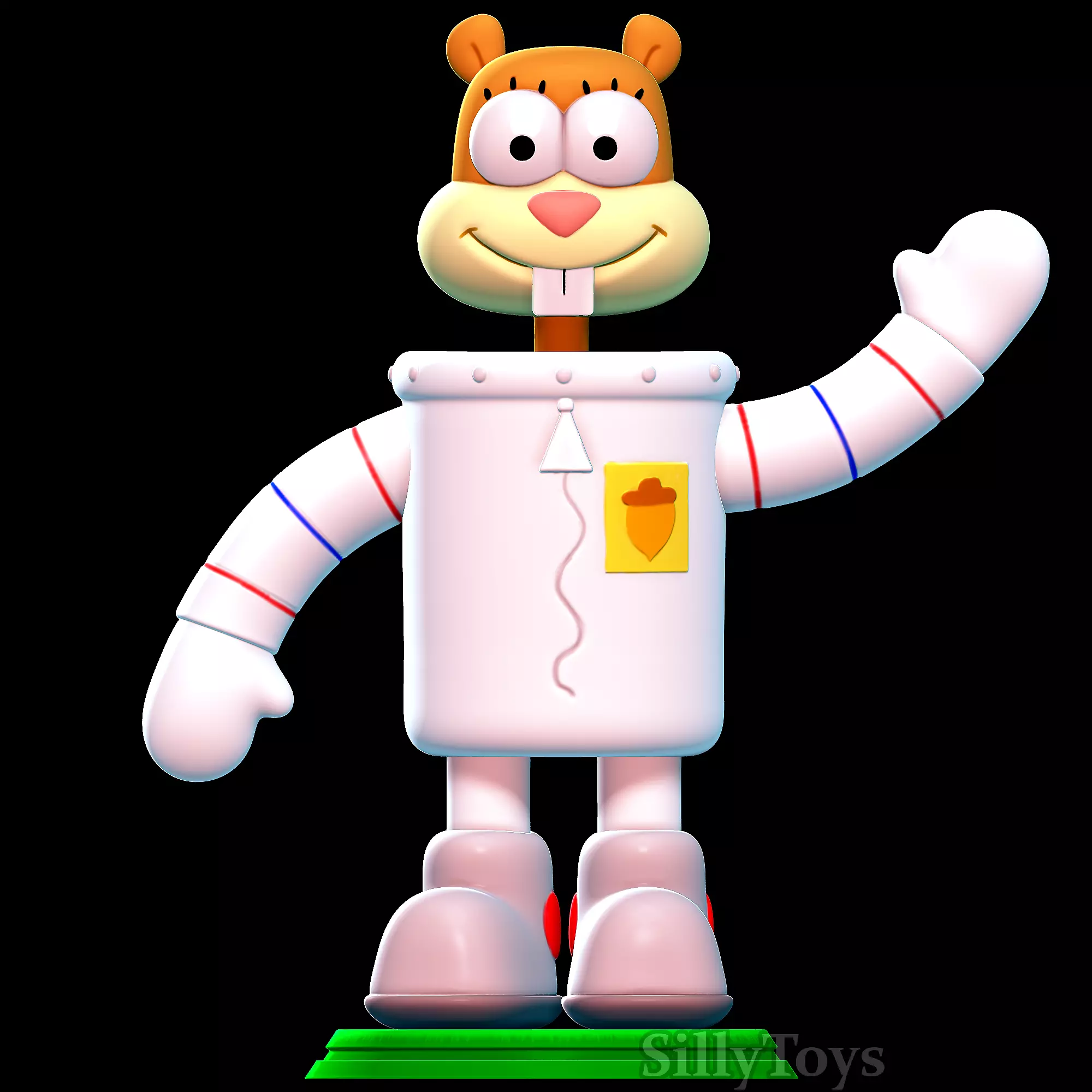 Sandy Cheeks  SpongeBob SquarePants 3D print model_0