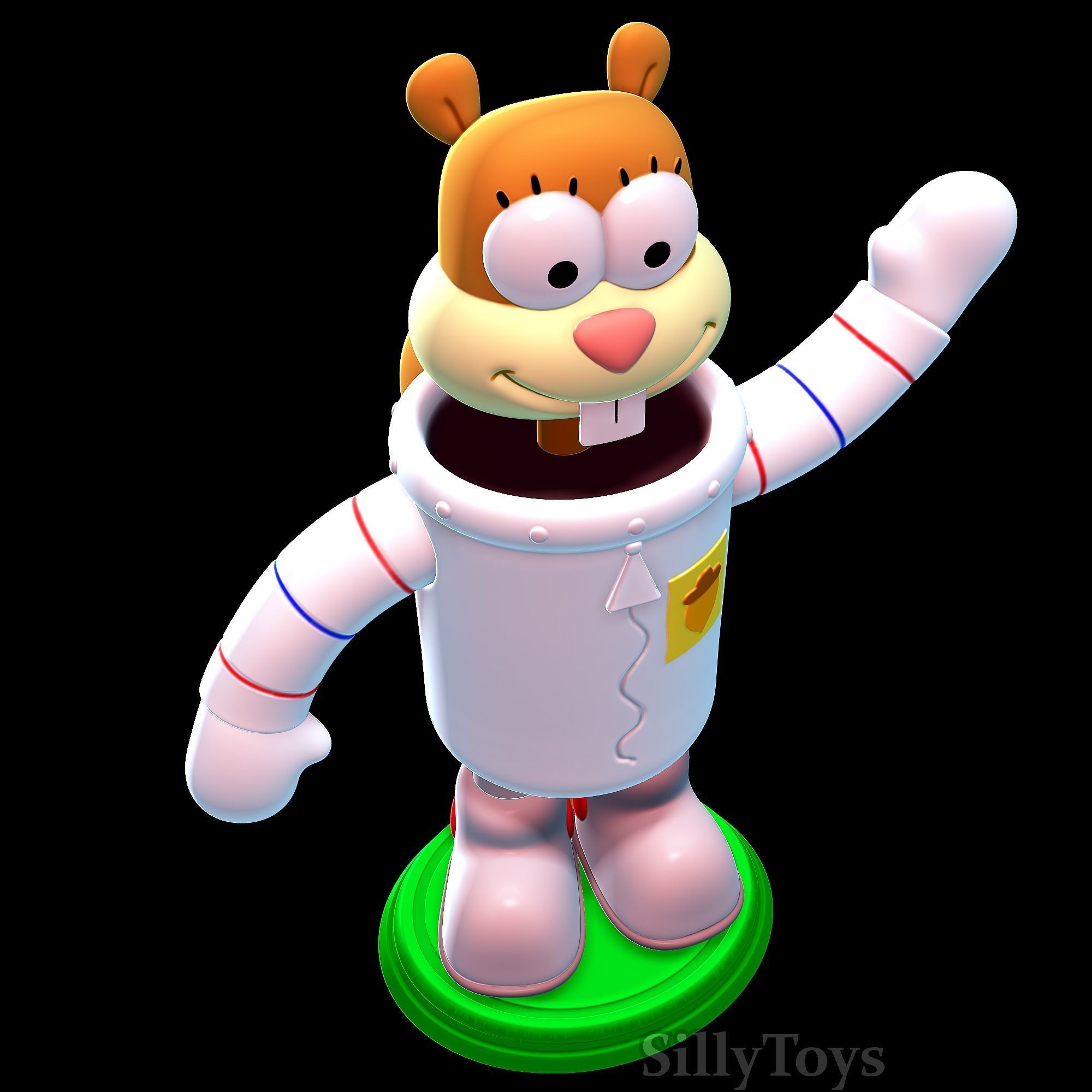 Sandy Cheeks  SpongeBob SquarePants 3D print model_4