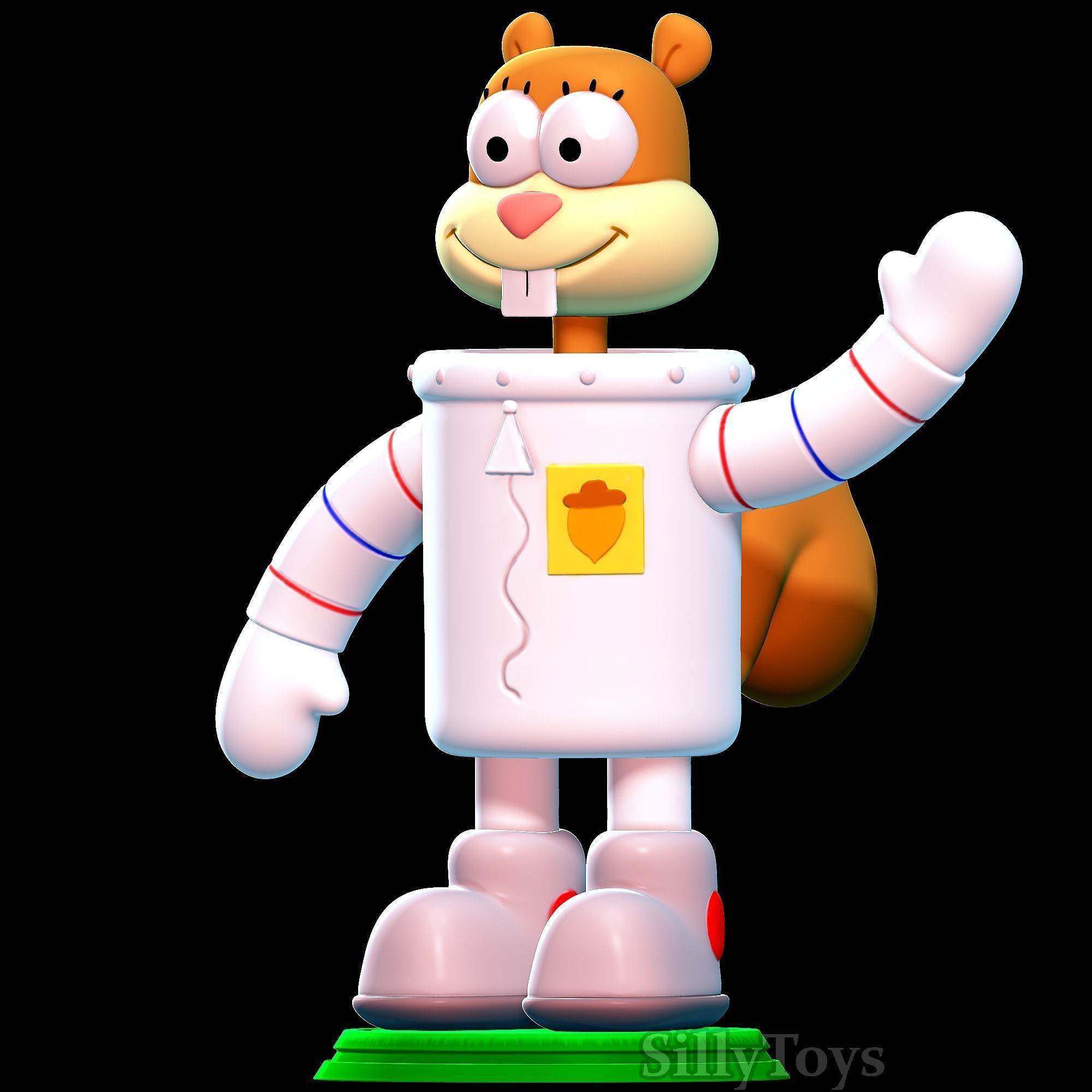 Sandy Cheeks  SpongeBob SquarePants 3D print model_1