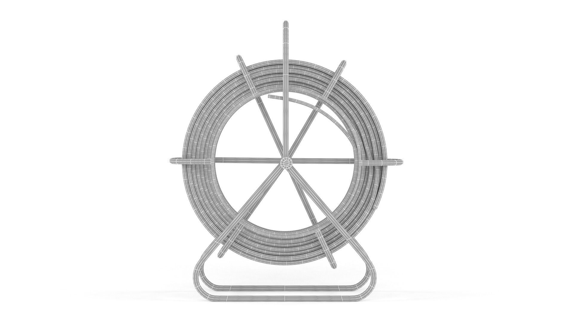 Fiberglass Wire Cable 3D model_7