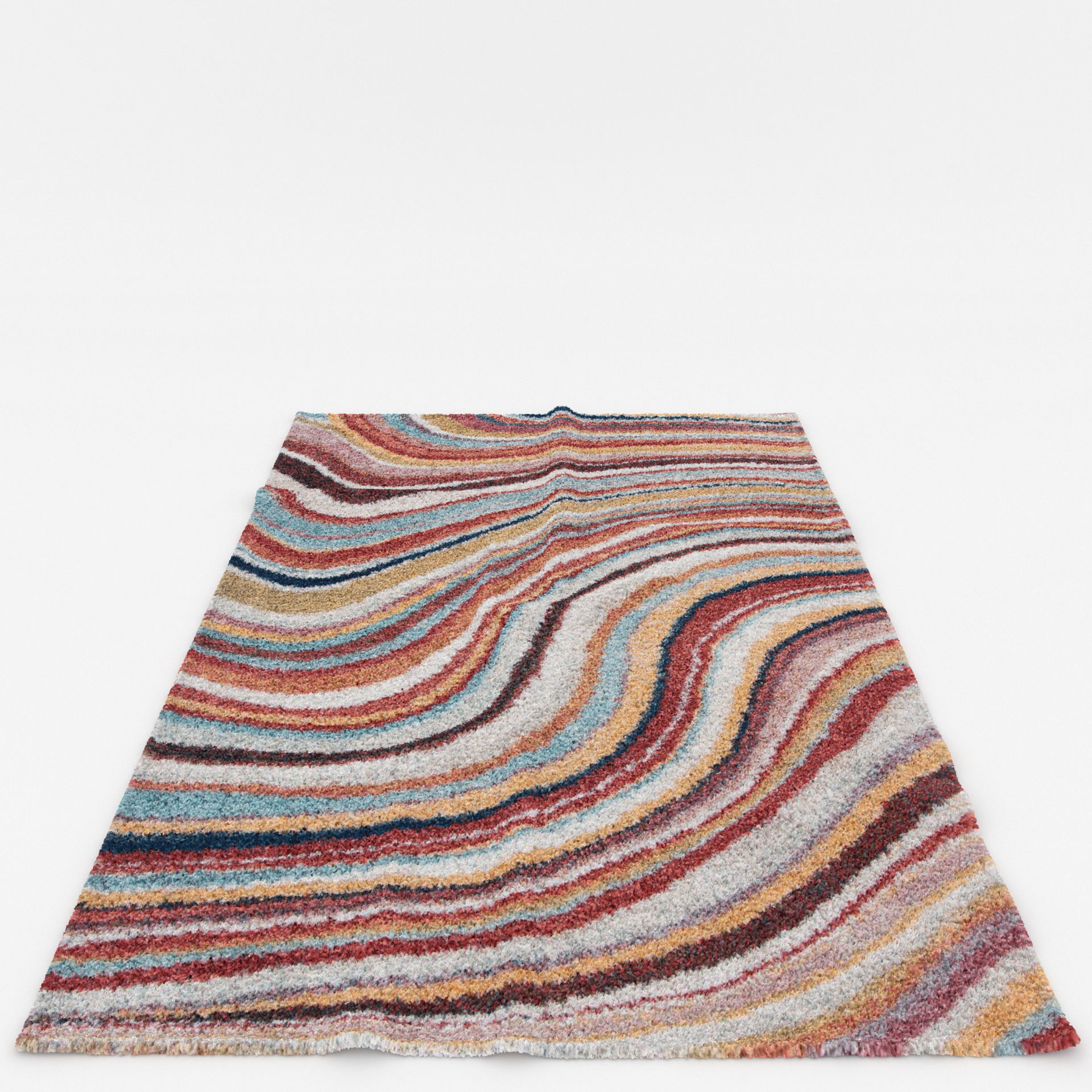 Rugs No 413 Low-poly 3D model_9