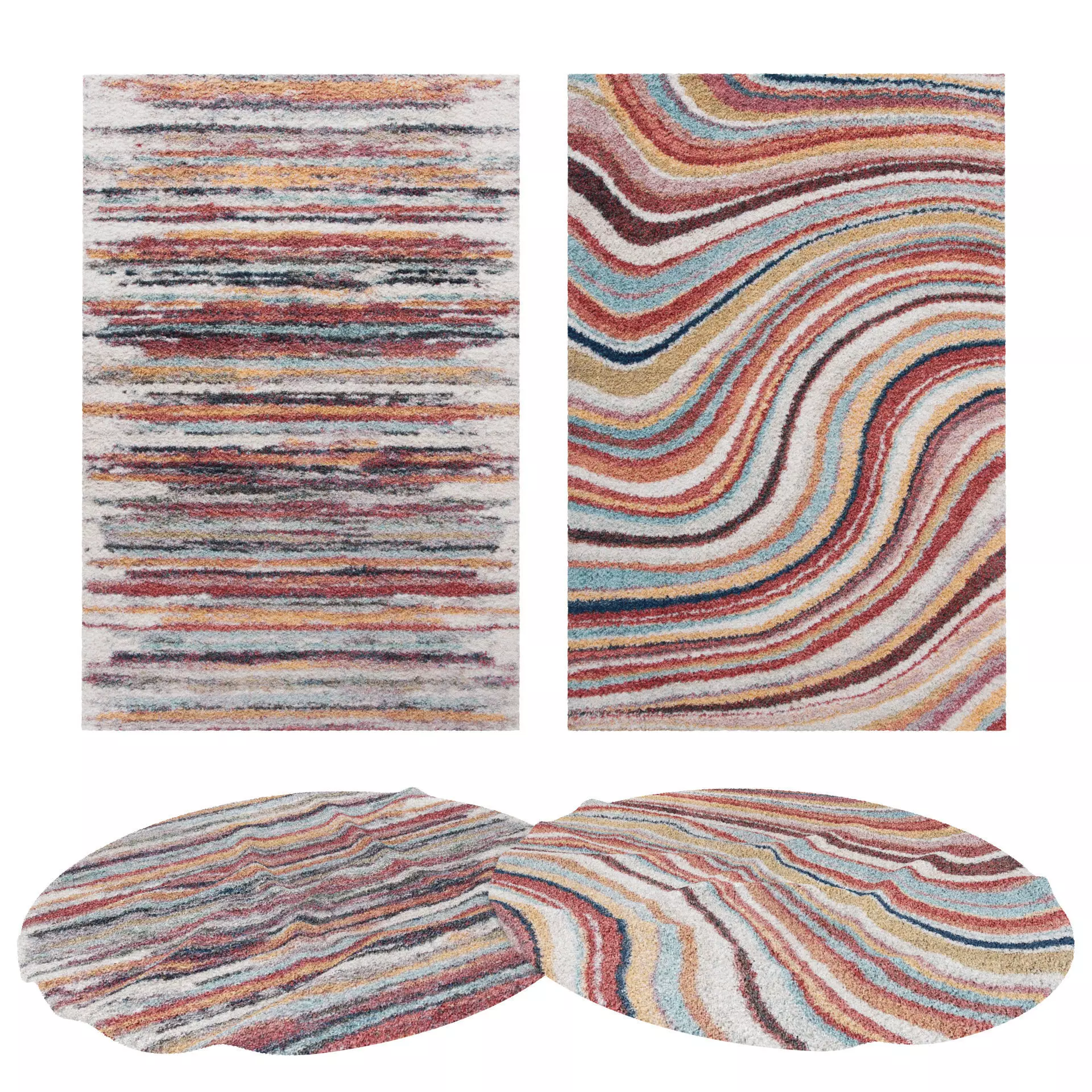 Rugs No 413 Low-poly 3D model_0
