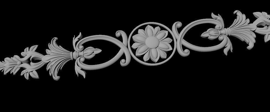 dekor ornate design 3D model_1