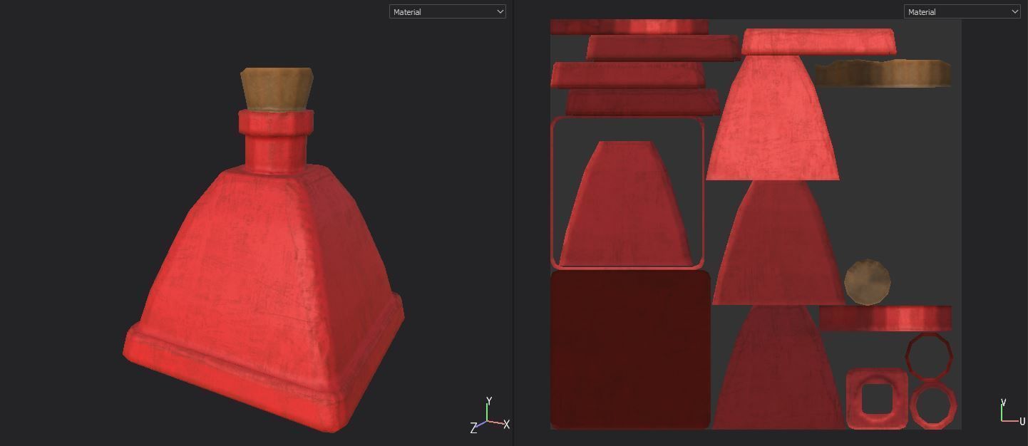 Simple Potions Pack - 11 Unique Objects Low-poly 3D model_4