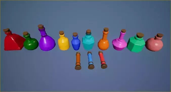 Simple Potions Pack - 11 Unique Objects