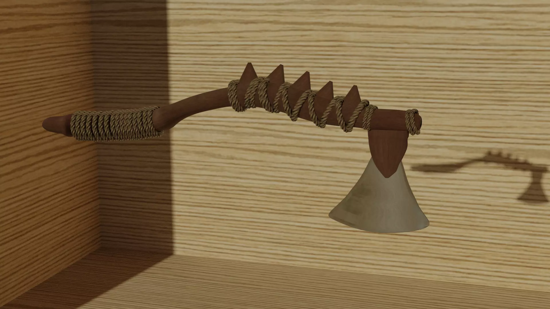 Broadaxe axe 3D model_0