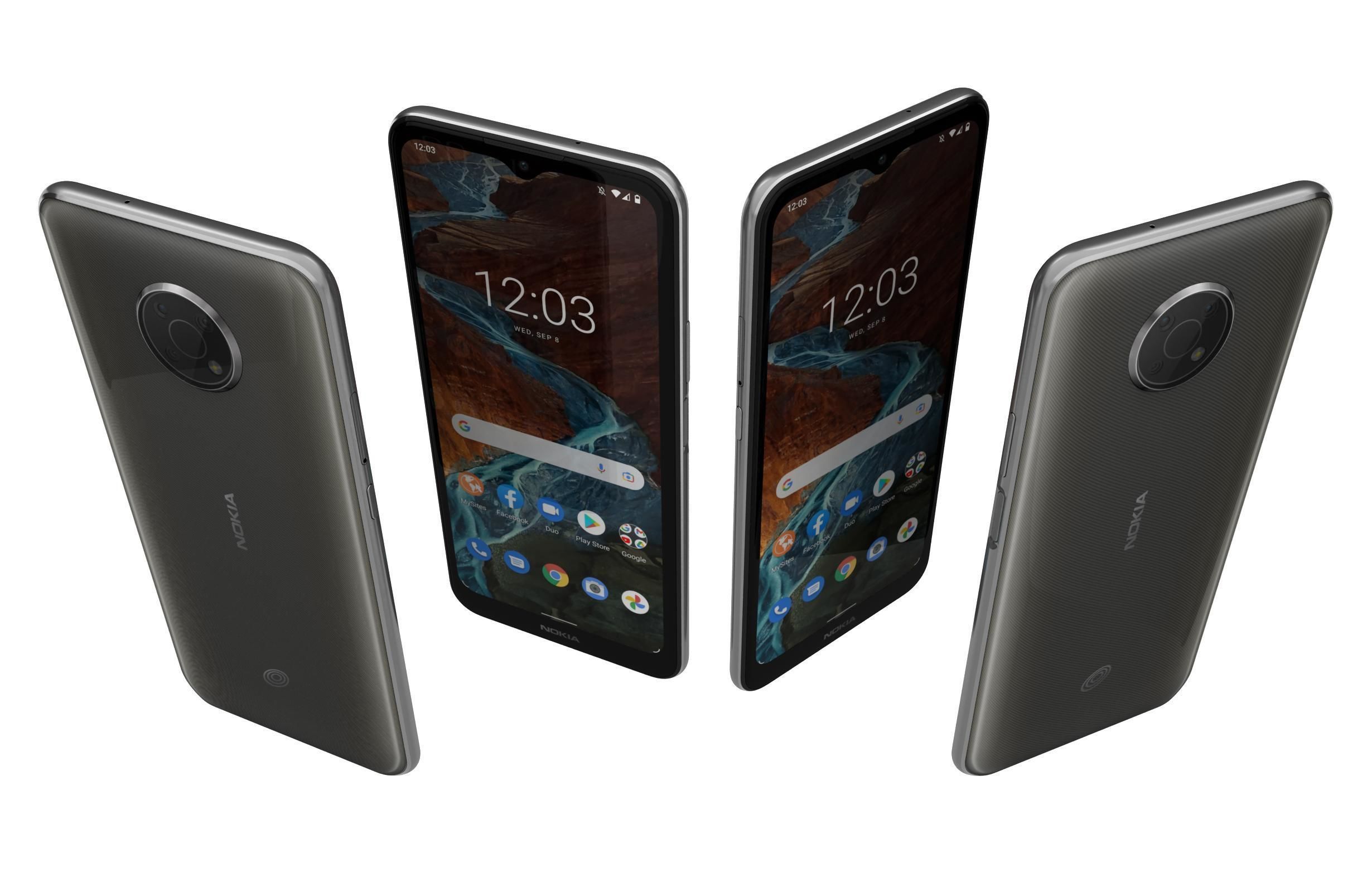 Nokia G300 Meteor Grey 3D model_4