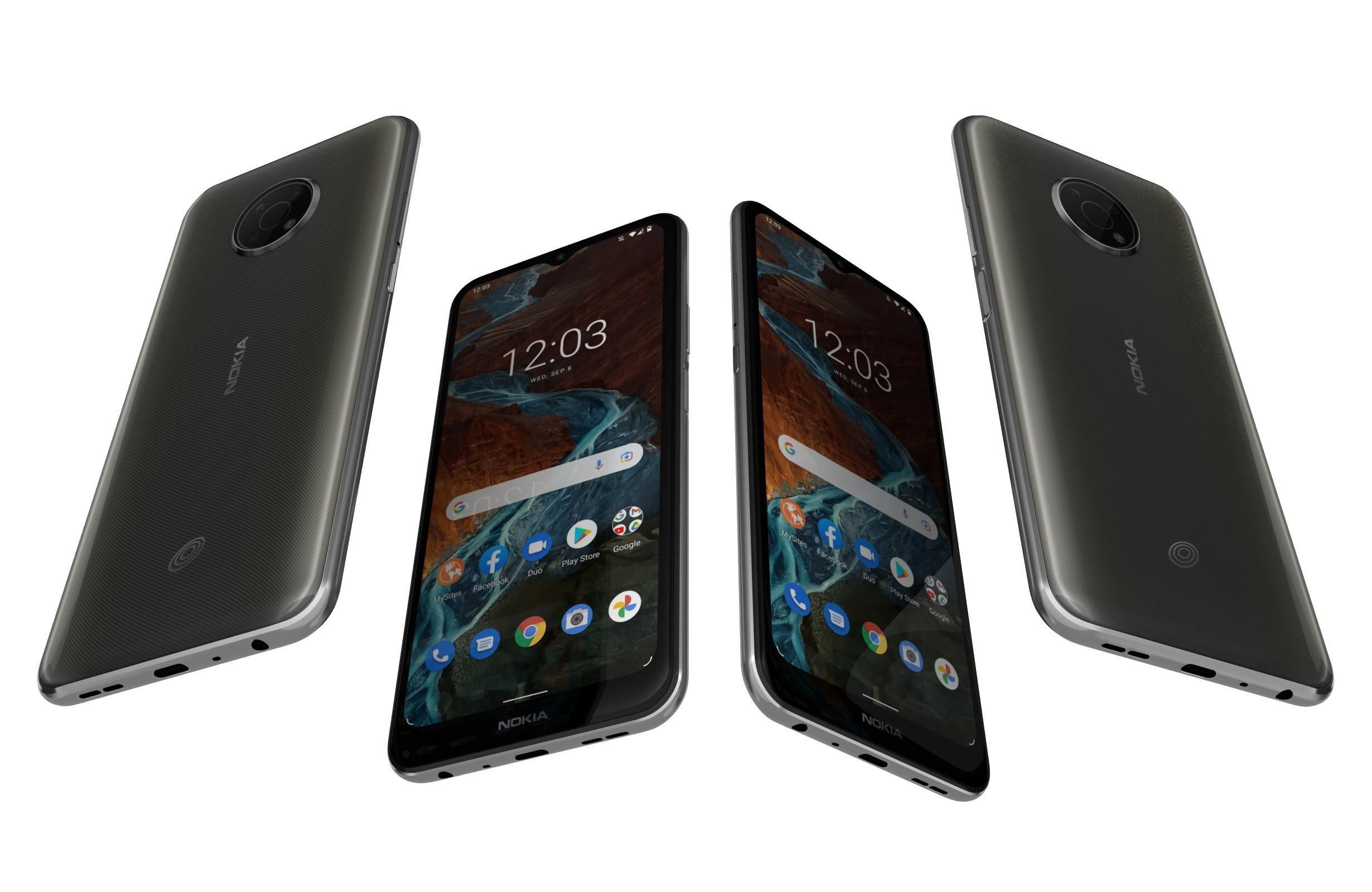 Nokia G300 Meteor Grey 3D model_5