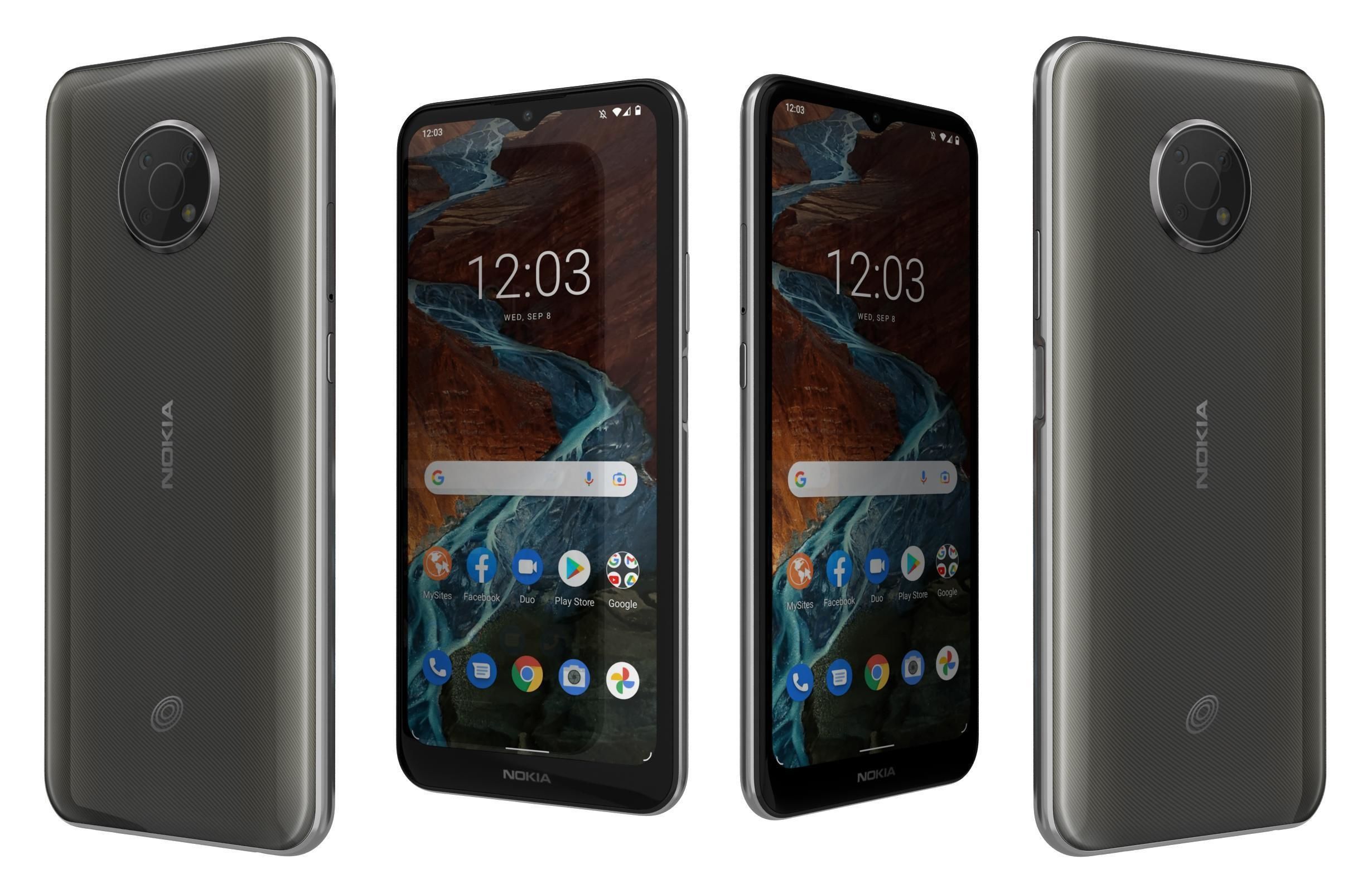 Nokia G300 Meteor Grey 3D model_3