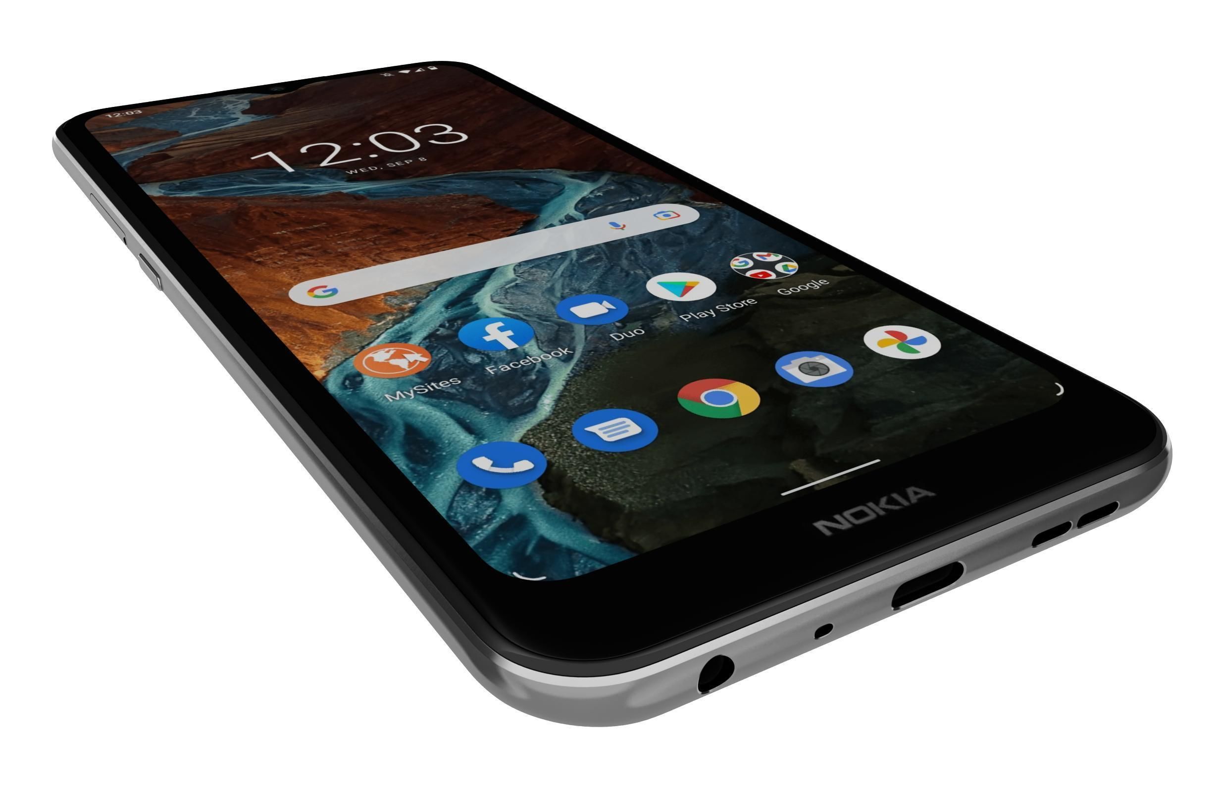 Nokia G300 Meteor Grey 3D model_15