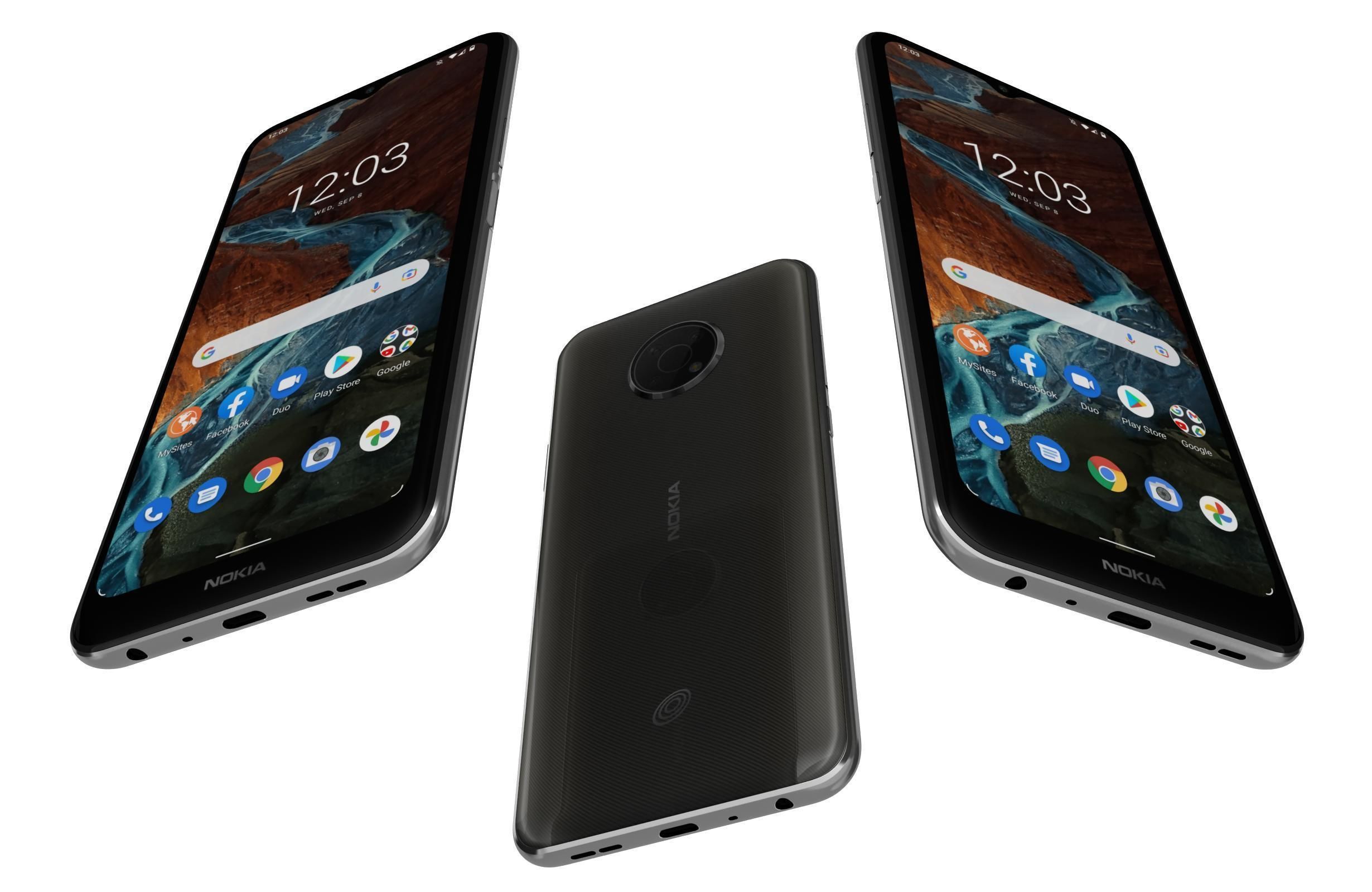 Nokia G300 Meteor Grey 3D model_1