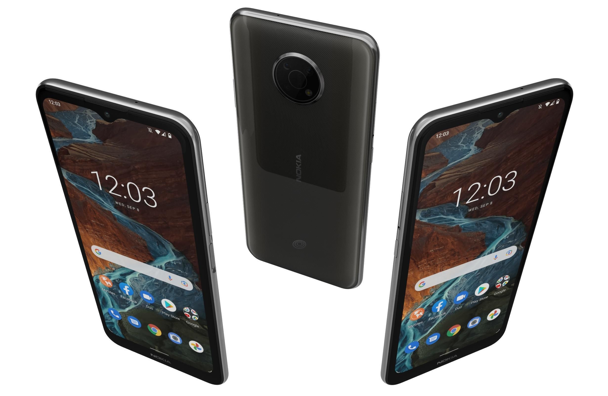 Nokia G300 Meteor Grey 3D model_2