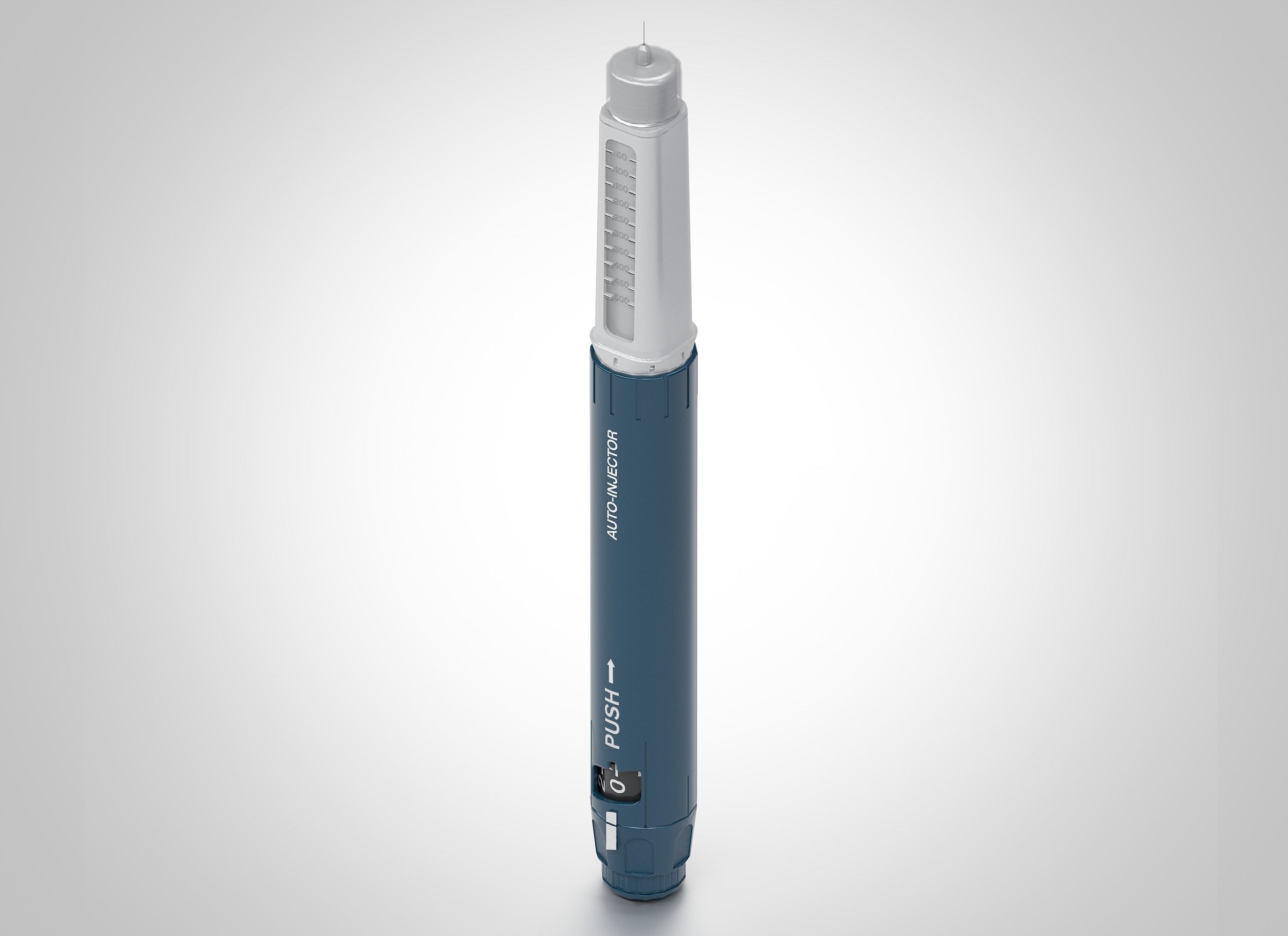 Auto-injector Pen Syringe 3D model Low-poly 3D model_6