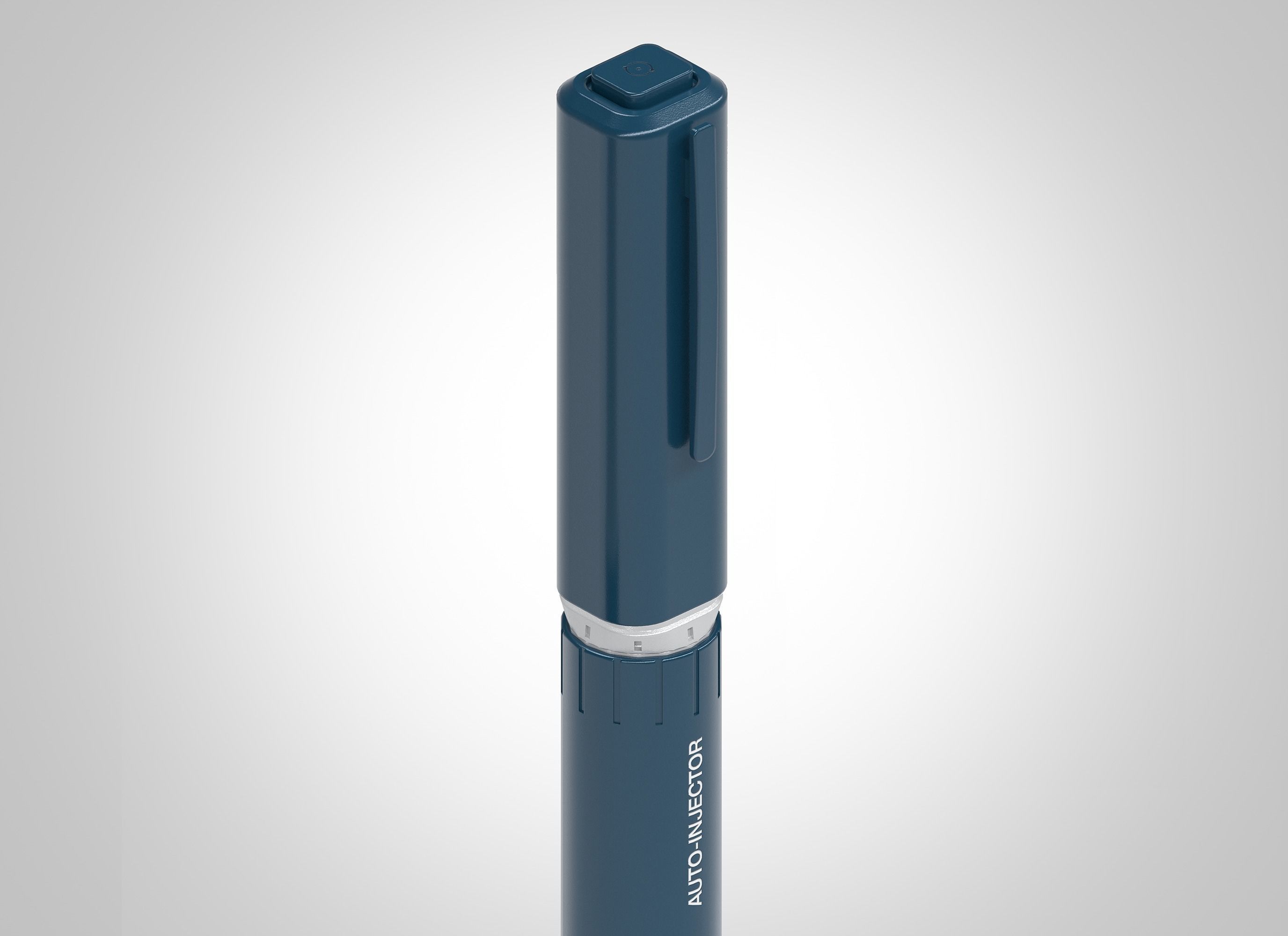 Auto-injector Pen Syringe 3D model Low-poly 3D model_10