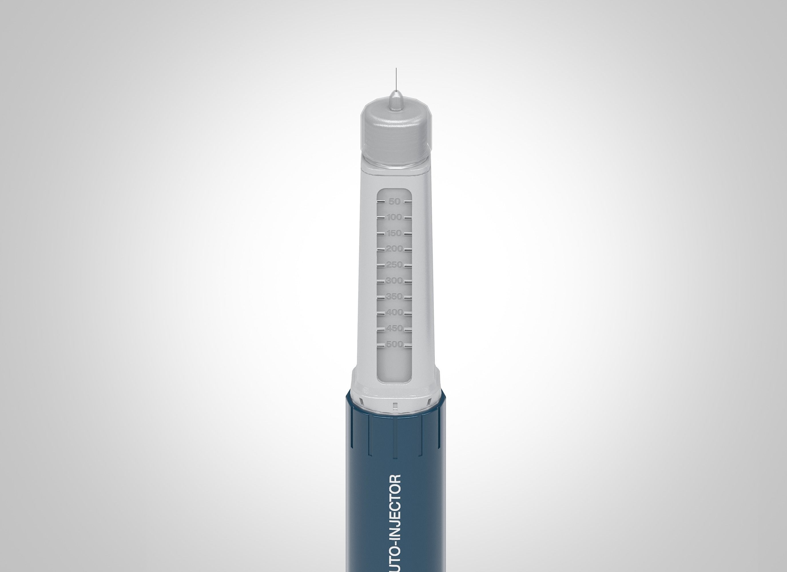 Auto-injector Pen Syringe 3D model Low-poly 3D model_7