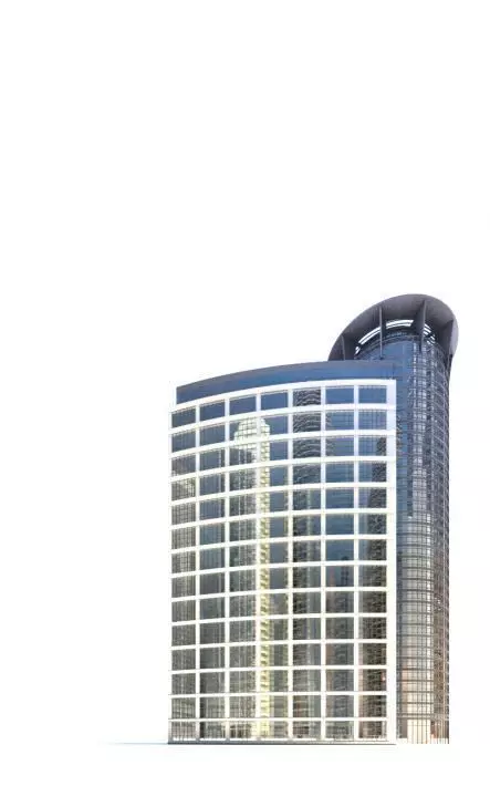 Office Skyscraper Building 3D model_0