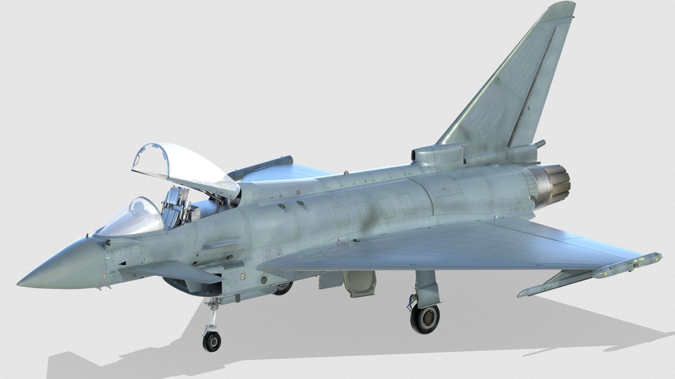 Eurofighter 2000 3D model_2