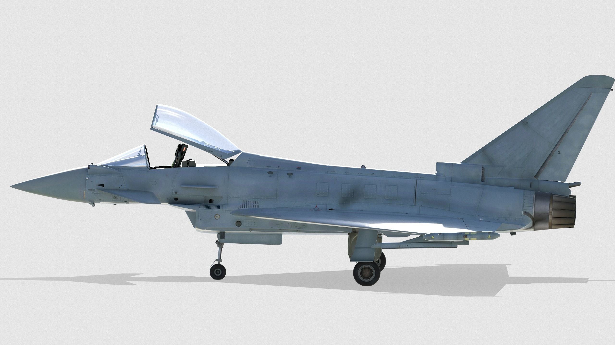 Eurofighter 2000 3D model_6