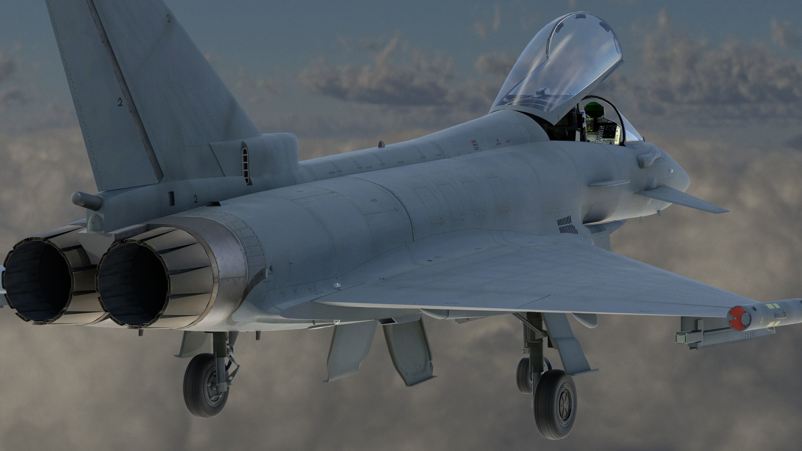Eurofighter 2000 3D model_10