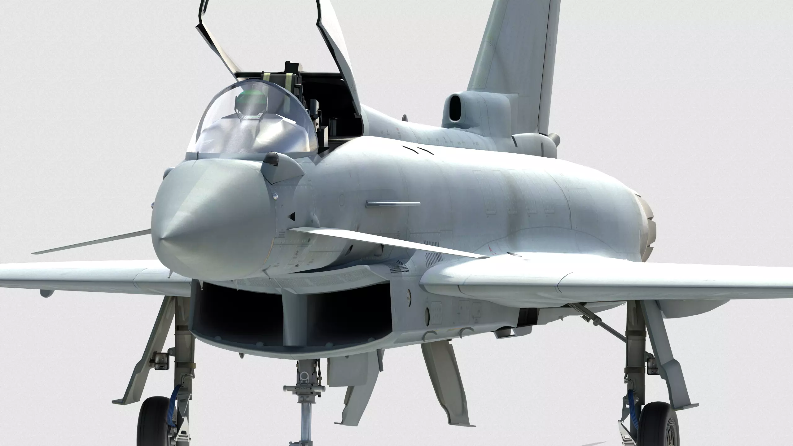 Eurofighter 2000 3D model_0