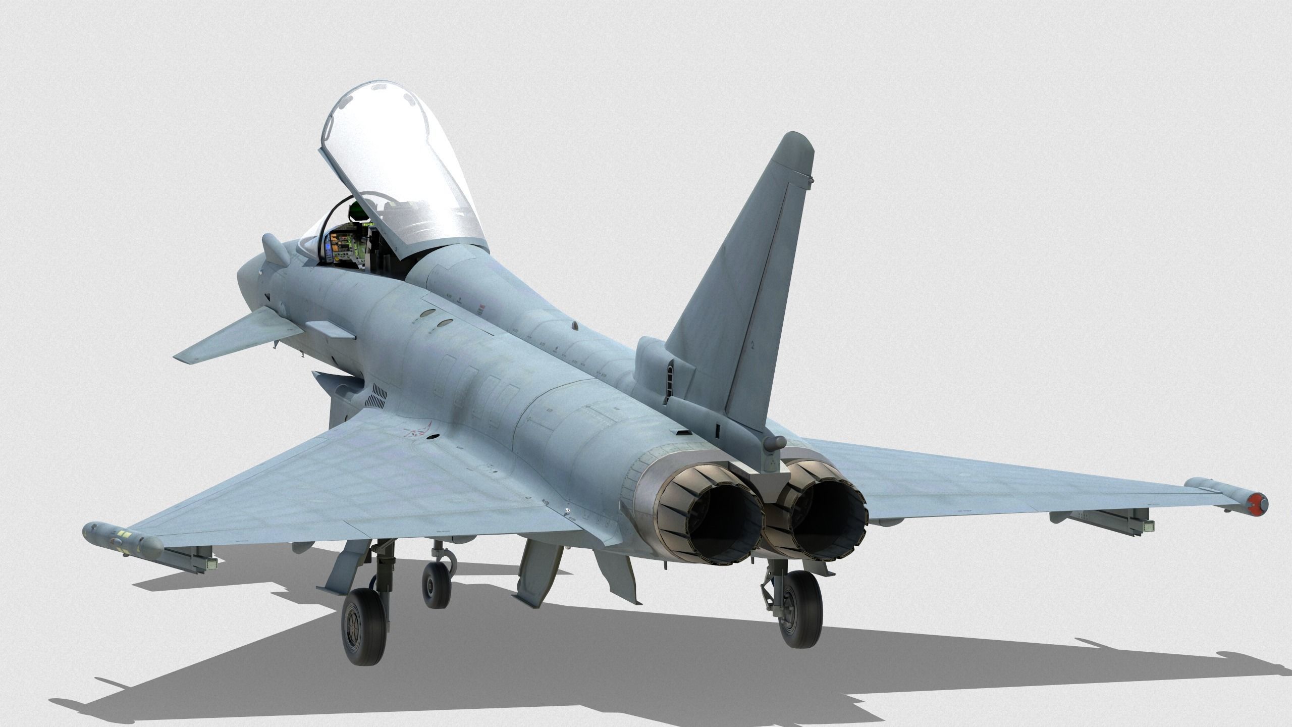 Eurofighter 2000 3D model_5