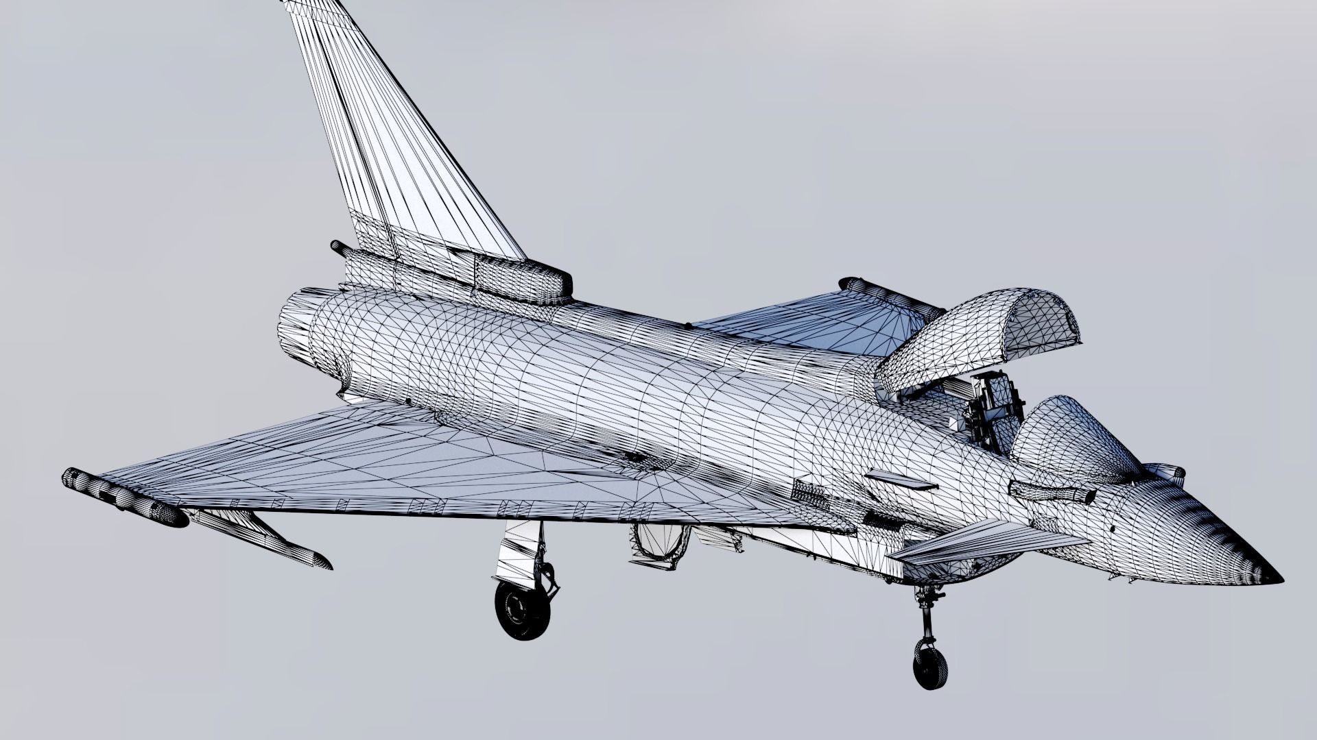 Eurofighter 2000 3D model_11