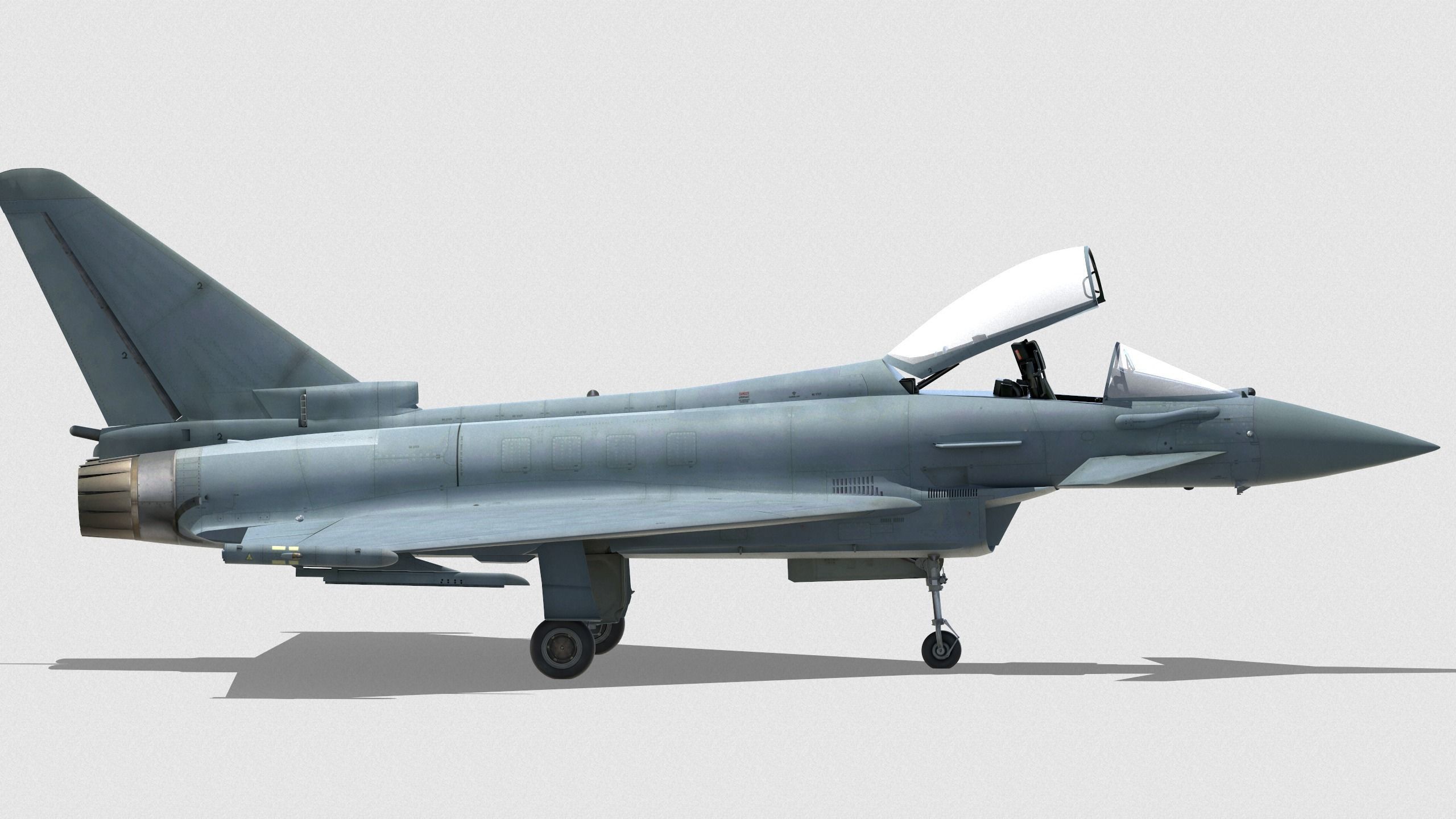Eurofighter 2000 3D model_4