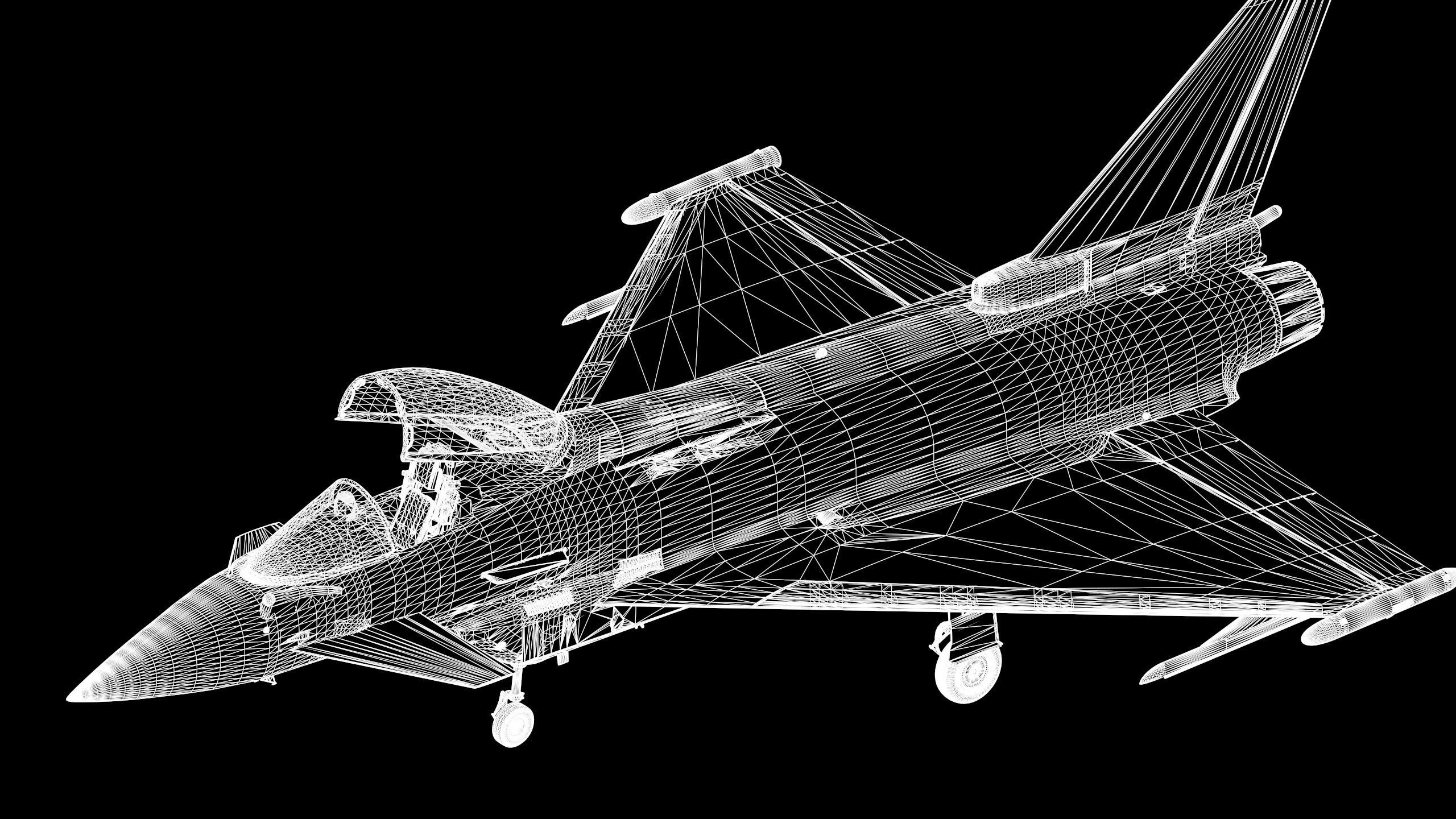 Eurofighter 2000 3D model_13