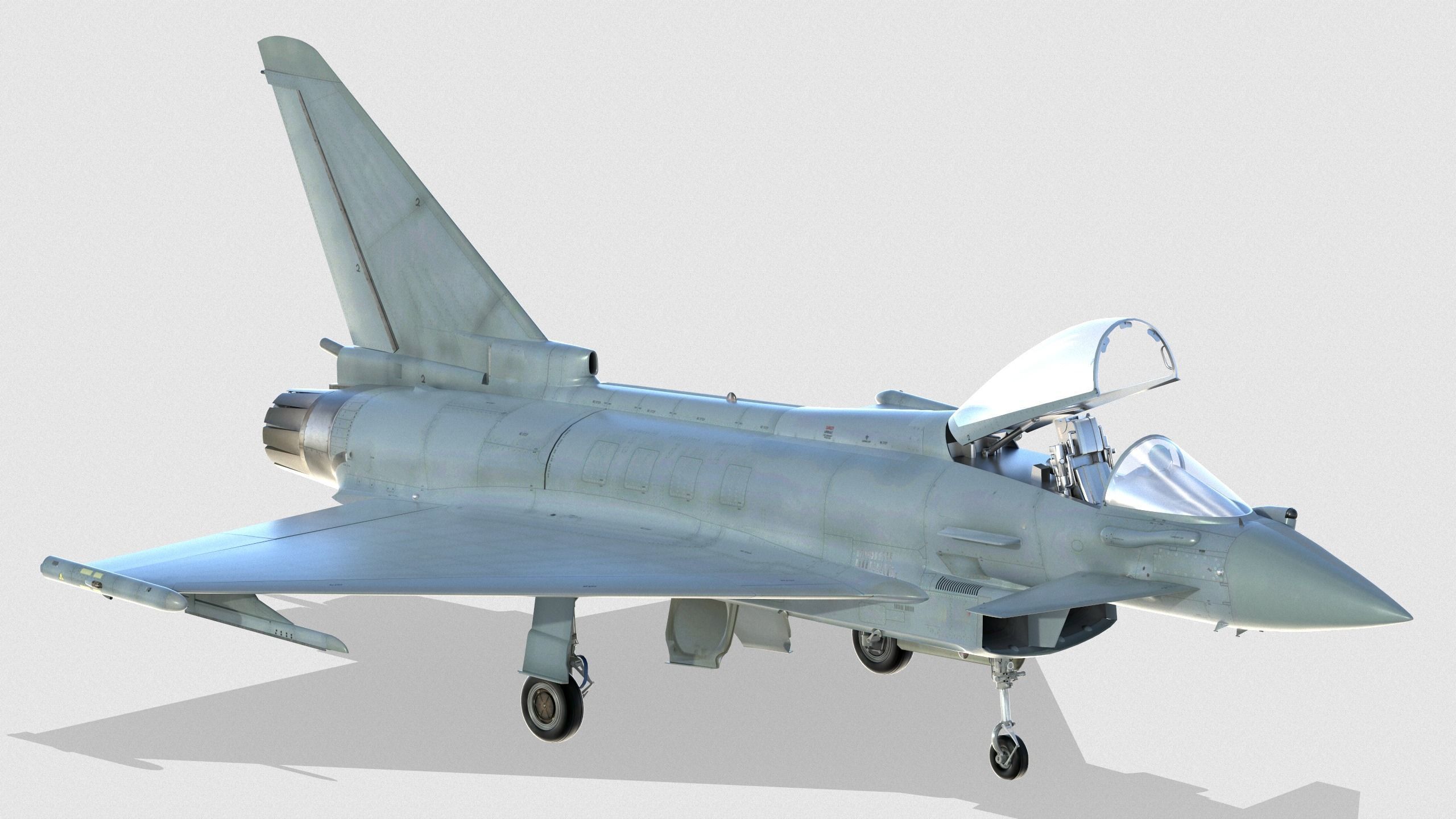 Eurofighter 2000 3D model_7