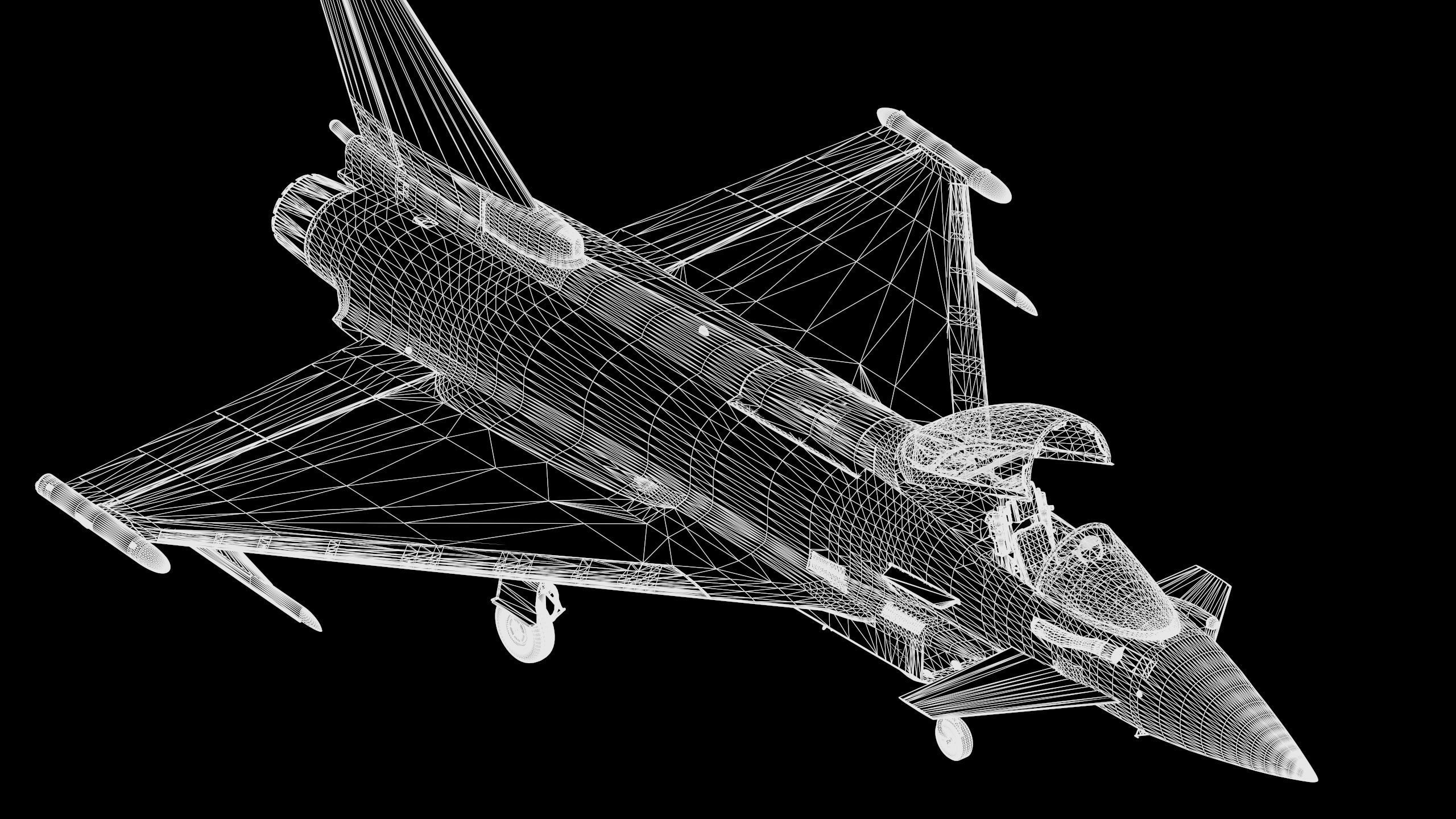 Eurofighter 2000 3D model_14