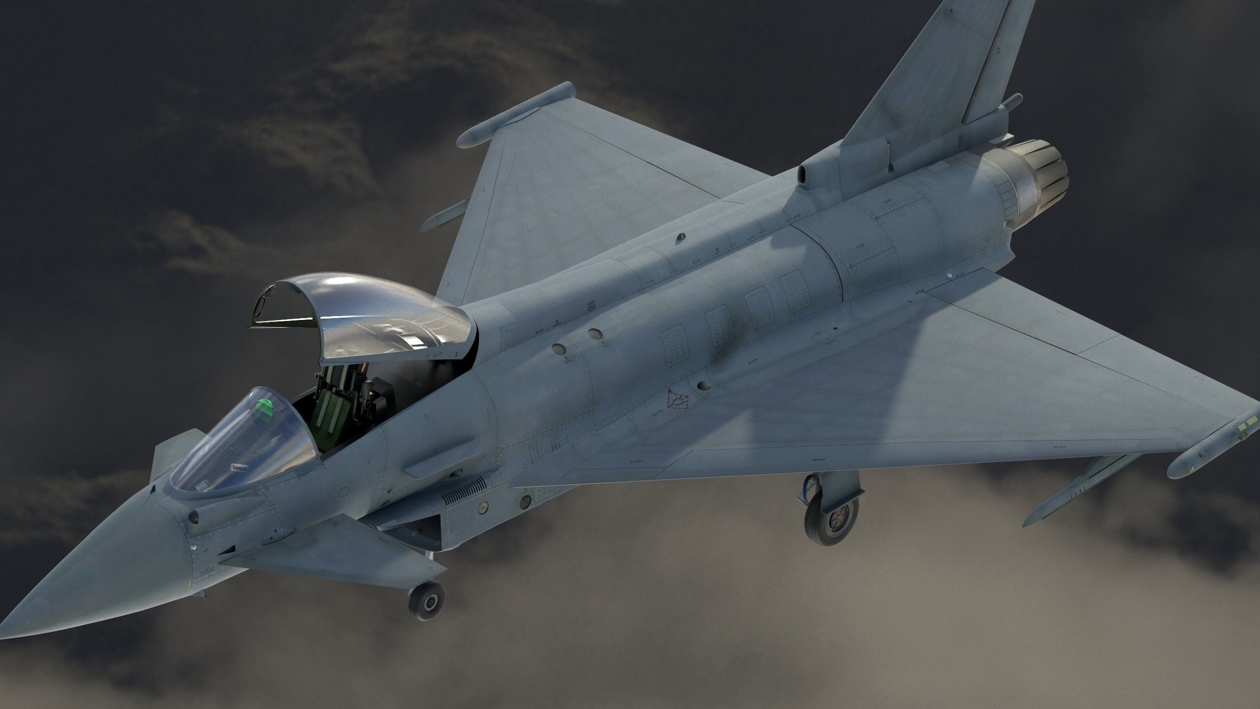 Eurofighter 2000 3D model_1