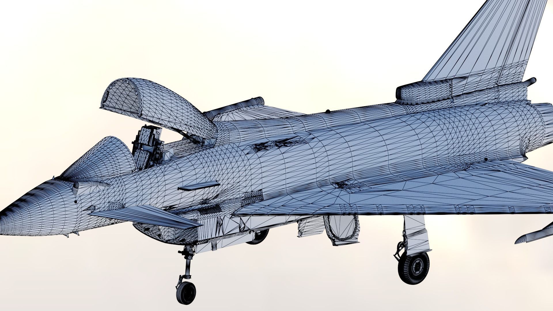 Eurofighter 2000 3D model_12