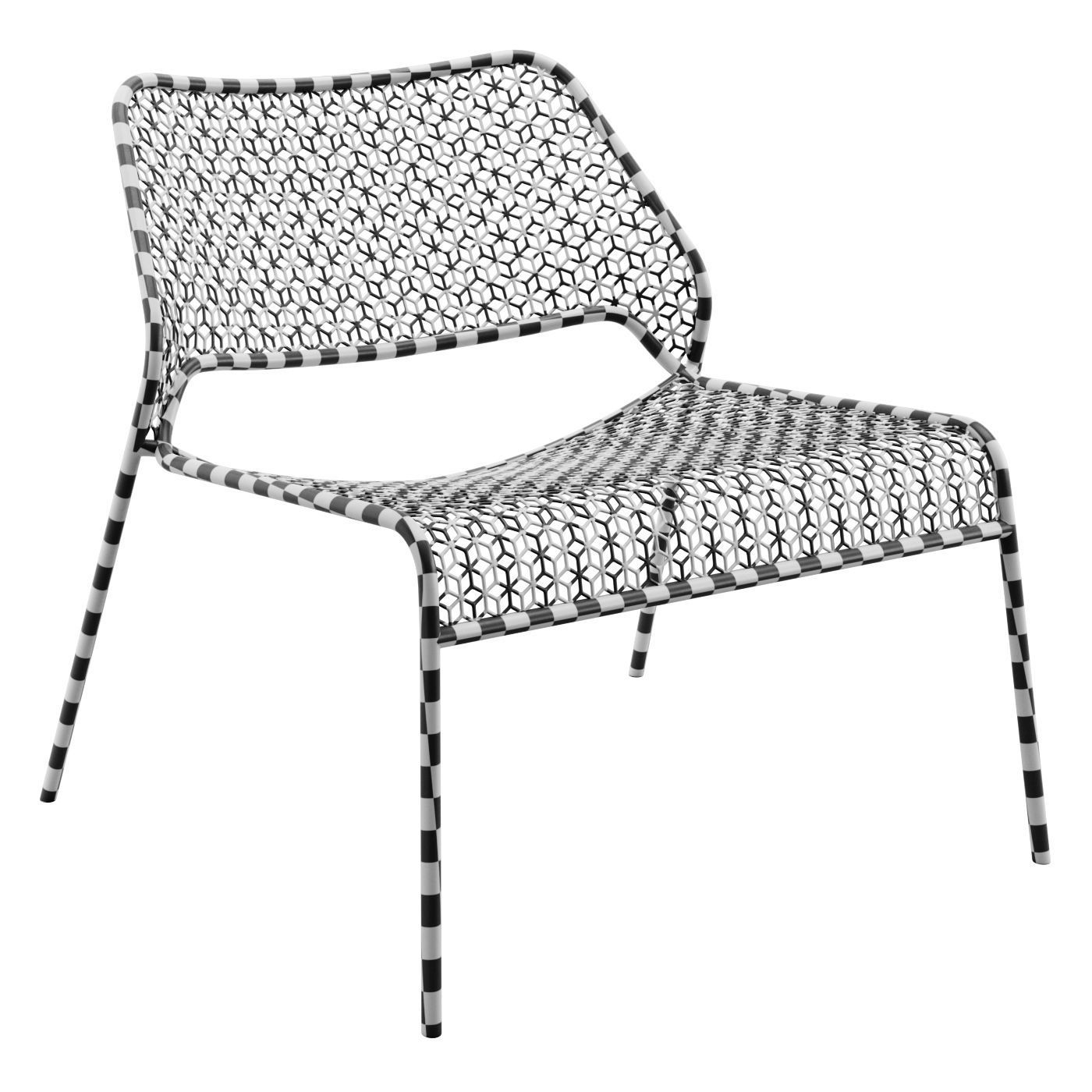 Hot Mesh Lounge Chair by blu dot 3D model_4