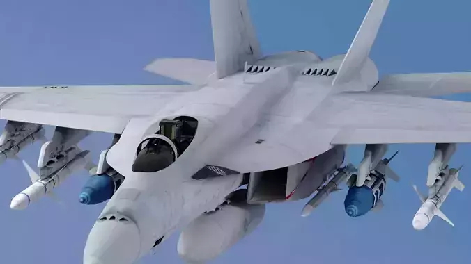  F-18 SuperHornet 3D model