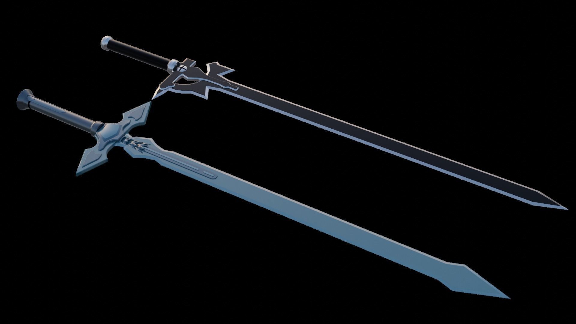 Elucidator and Dark Repulsor LowPoly  Low-poly 3D model_2