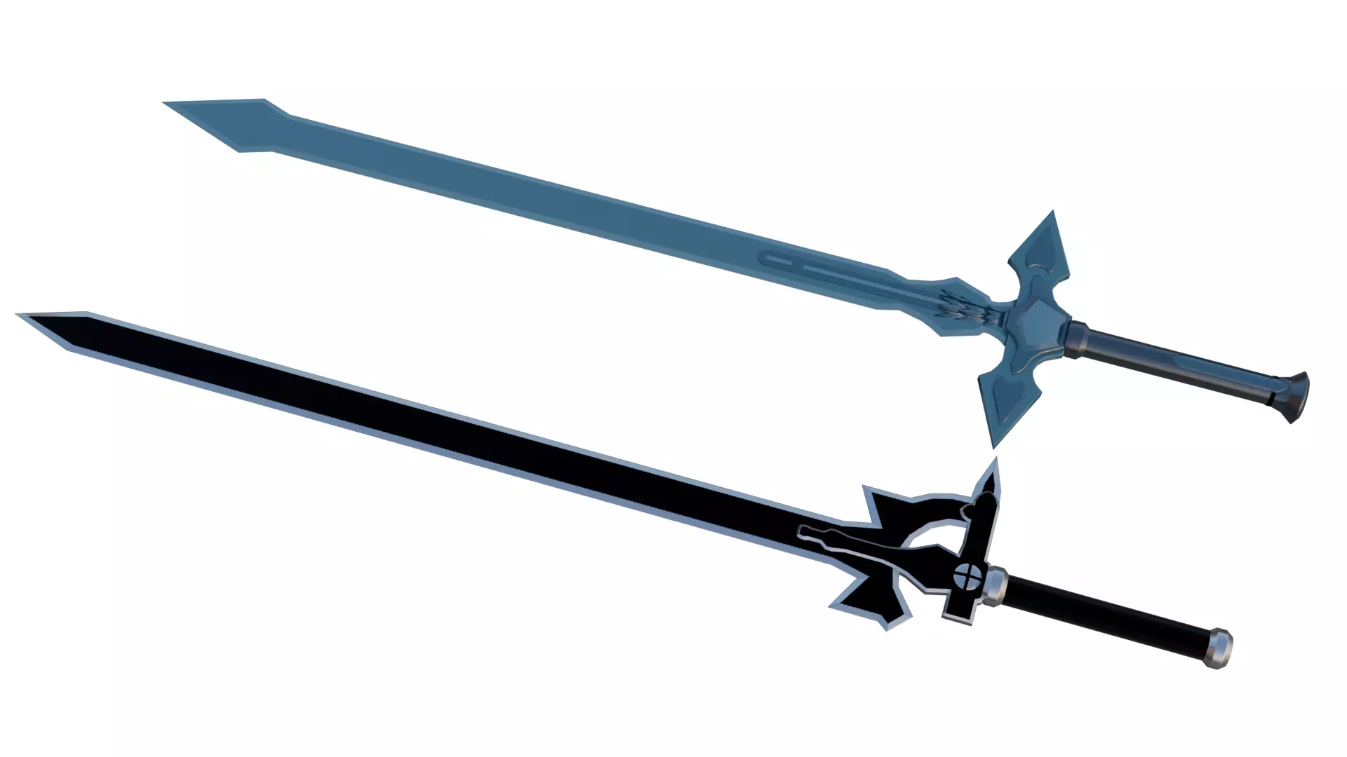 Elucidator and Dark Repulsor LowPoly  Low-poly 3D model_0