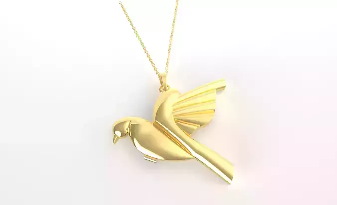 Small  Flying Bird Pendant 