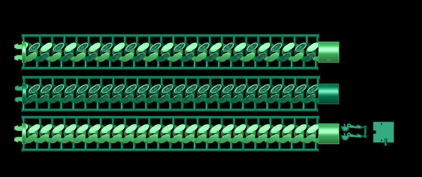 One piece fusion chain is cast directly 3D print model_2