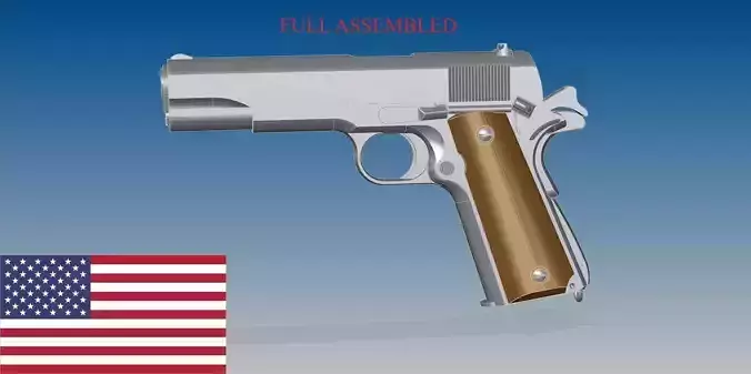 Colt 1911 3D model
