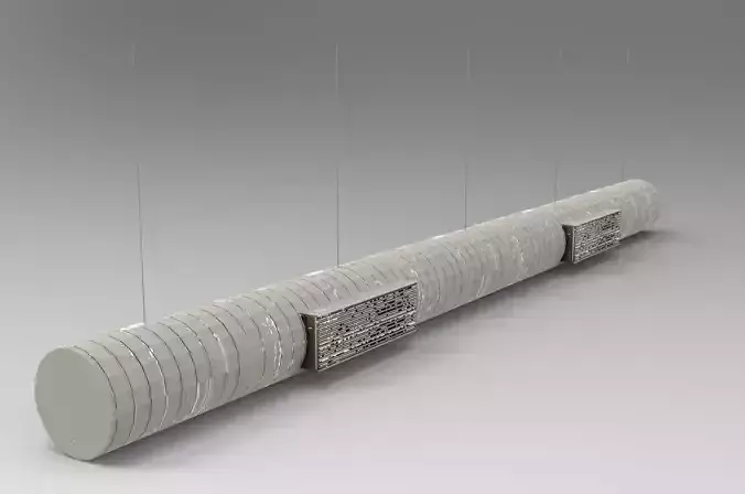 Airduct Hanging Low Poly