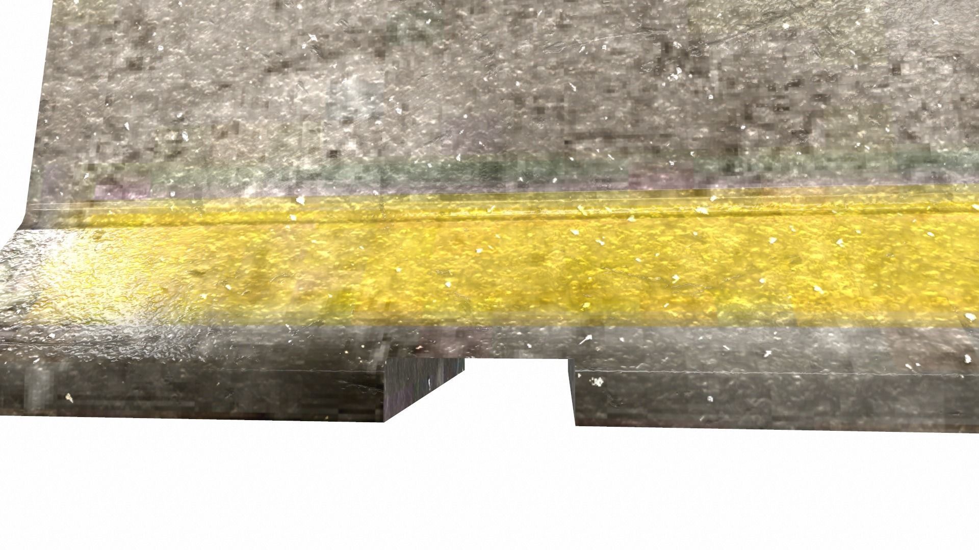 Barricade Concrete 3M - Low Poly Low-poly 3D model_16