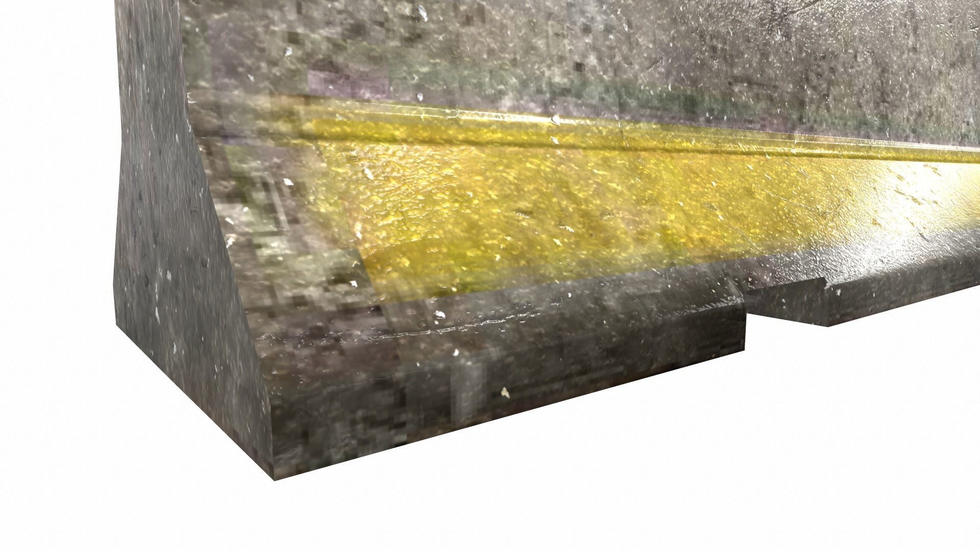 Barricade Concrete 3M - Low Poly Low-poly 3D model_15