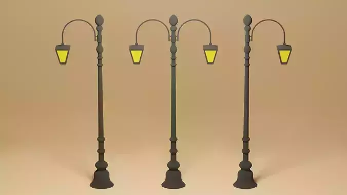 Cartoon Street Light