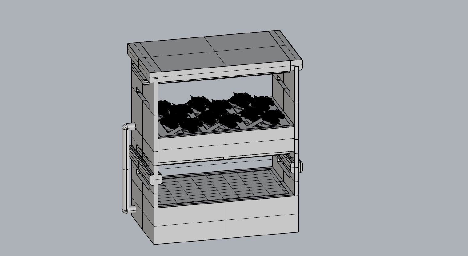 Hydroponic Plant  3D model_2