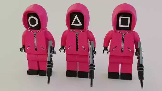 Lego Squid Game set 3D model