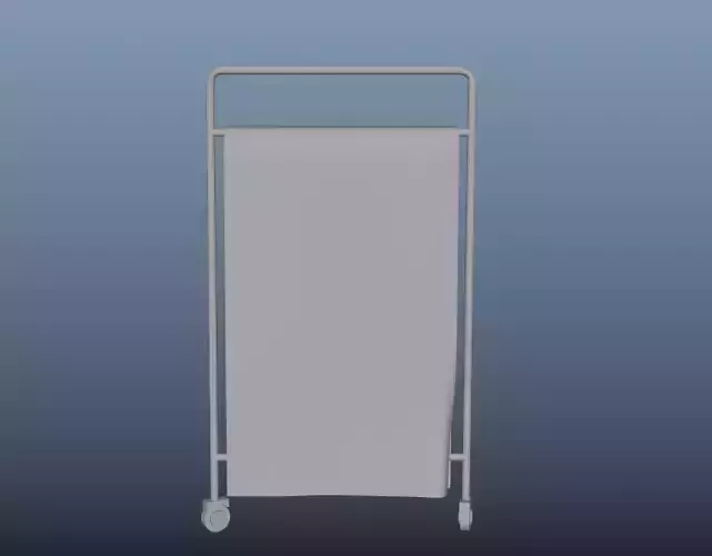Hanger towel rack with sheet of paper