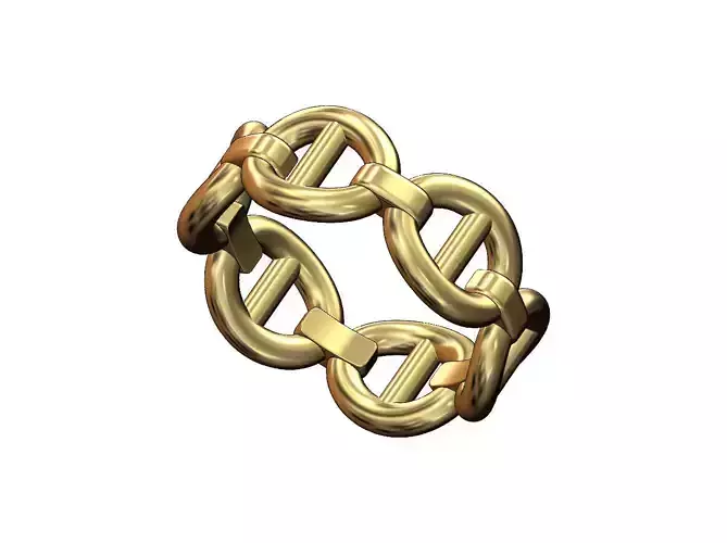 Anchor chain link band US sizes 5to9