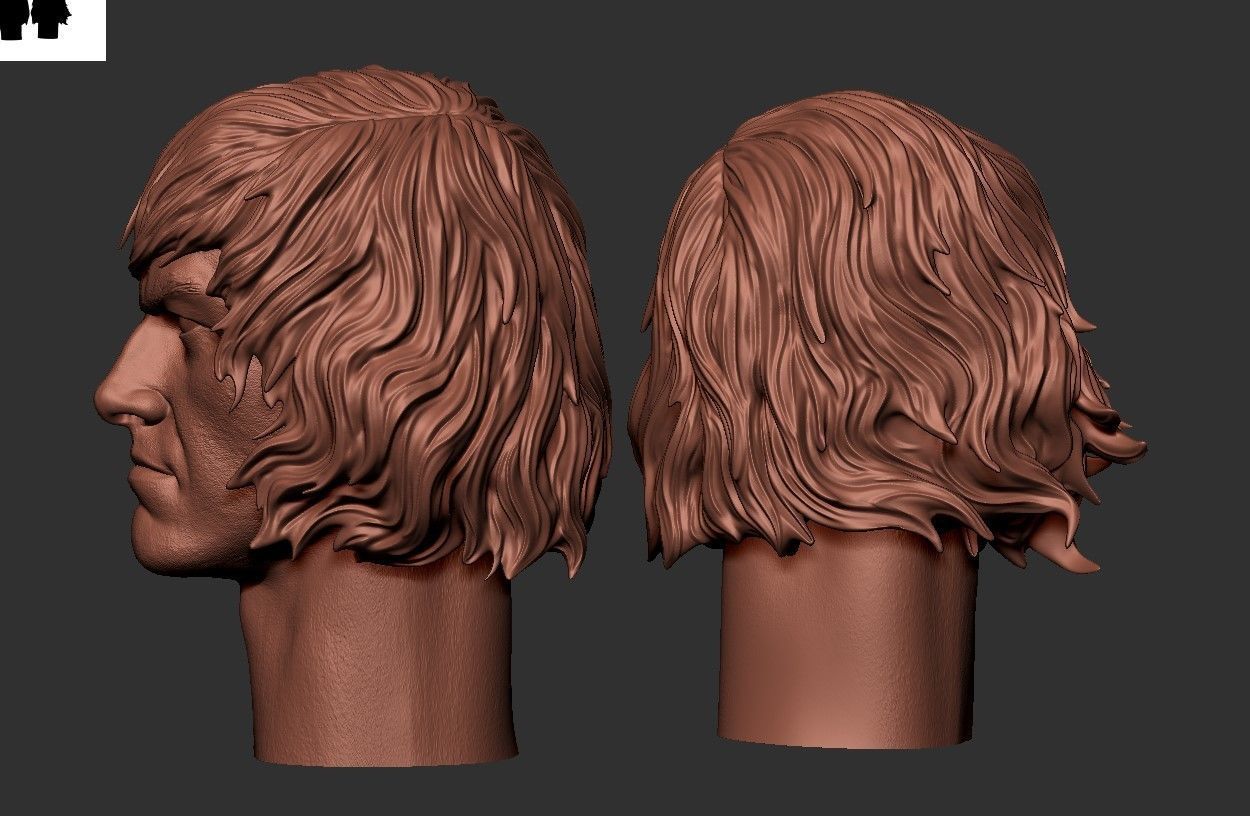 HE-MAN Head 3D print model_6