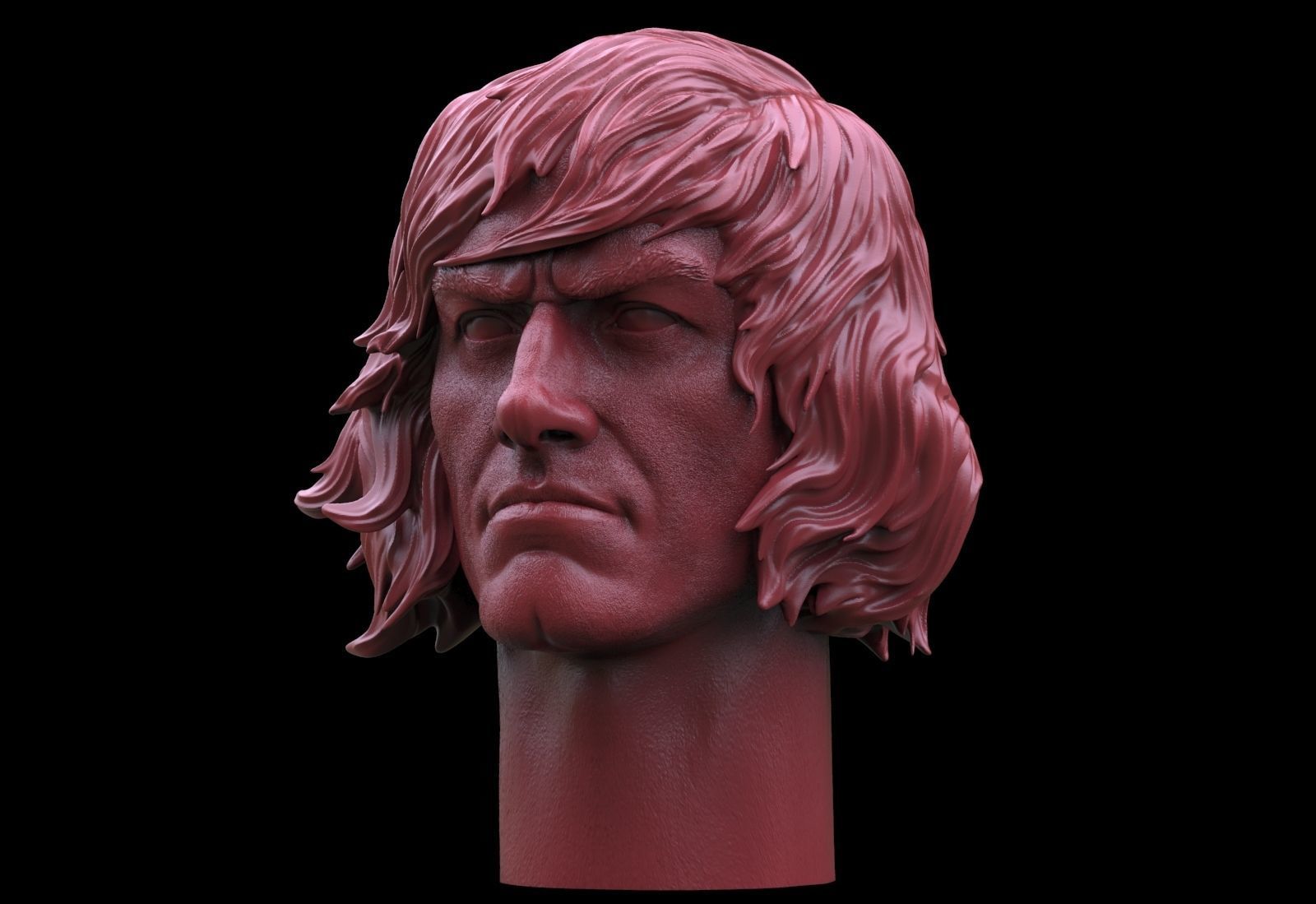 HE-MAN Head 3D print model_1