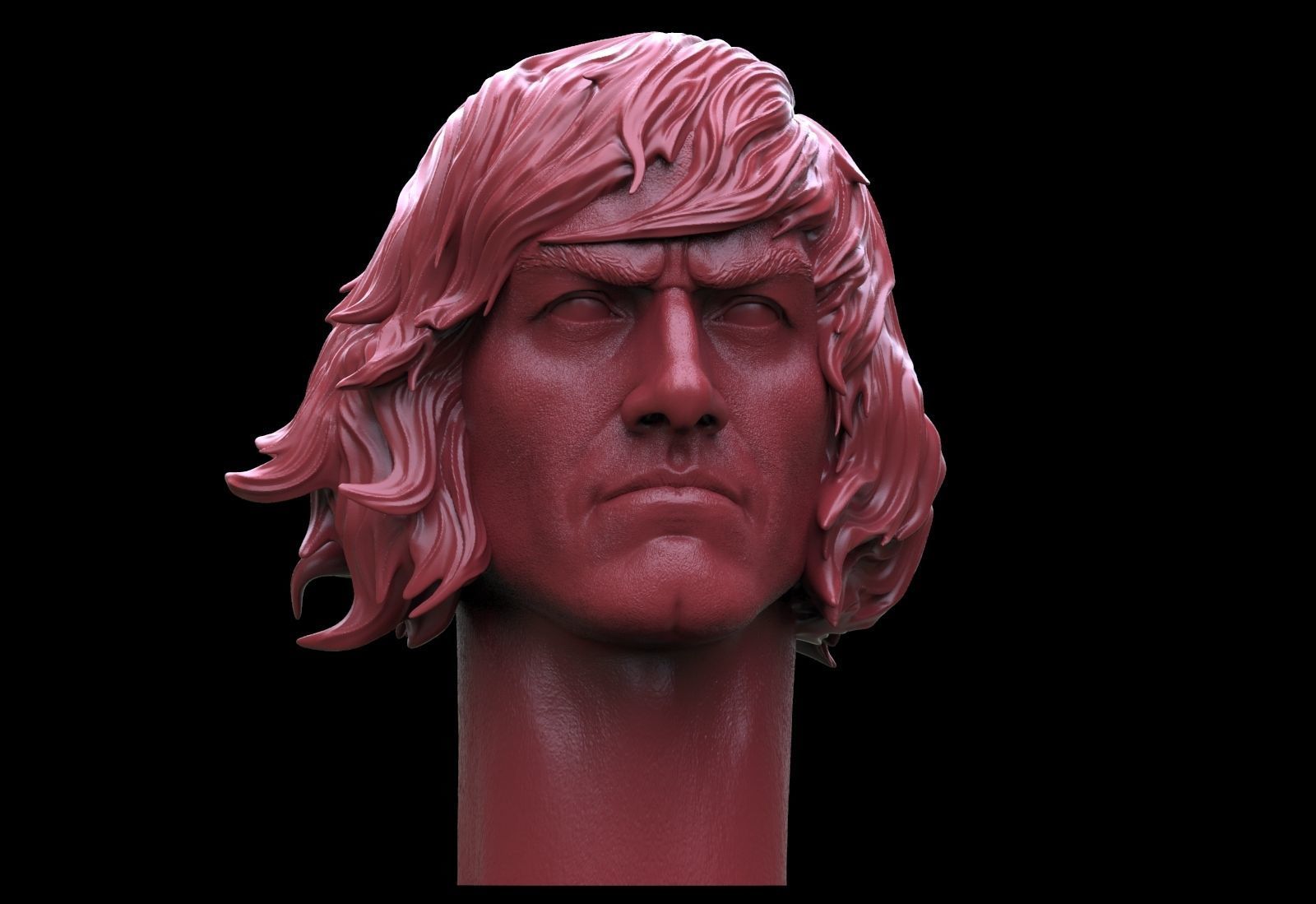 HE-MAN Head 3D print model_2